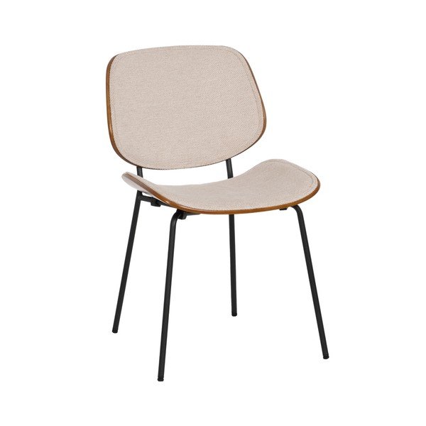Scaune de dining bej 2 buc. Elio – Ixia