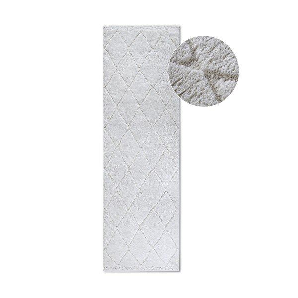 Covor tip traversă crem 80x240 cm Perrotin Cream White – Elle Decoration