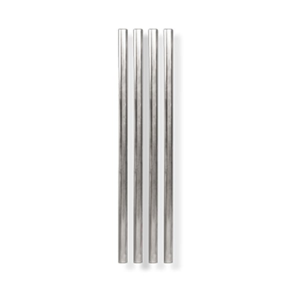 Set 4 paie din metal W&P Design, lungime 12,7 cm, argintiu