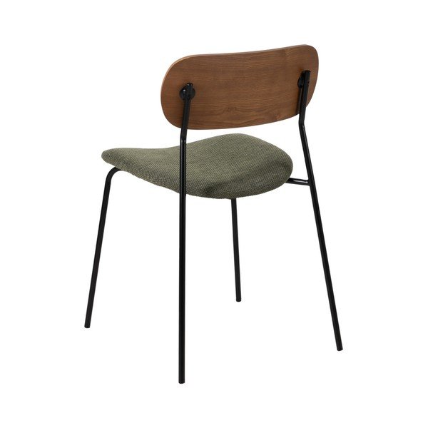 Scaune de dining verde/maro 4 buc. Moe – Ixia-image-3