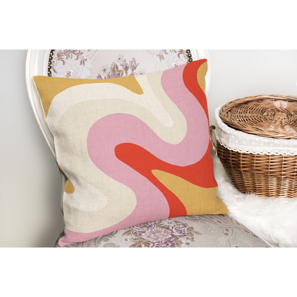 Față de pernă 43x43 cm Raspberry Creamsicle – Mila Home-image-1