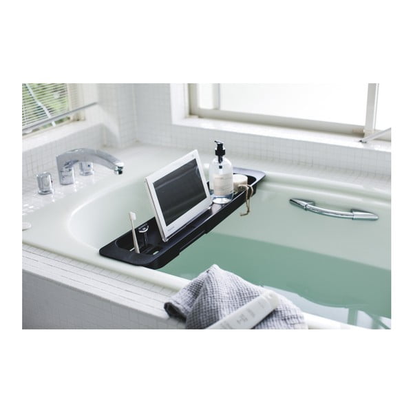 Raft reglabil pentru cadă YAMAZAKI Tower, negru-image-3