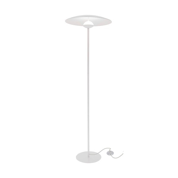 Lampadar alb LED cu abajur din metal (înălțime 140 cm) Lund – Candellux Lighting