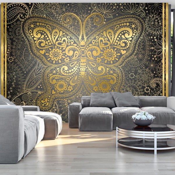 Tapet format mare Artgeist Golden Butterfly, 245 x 350 cm