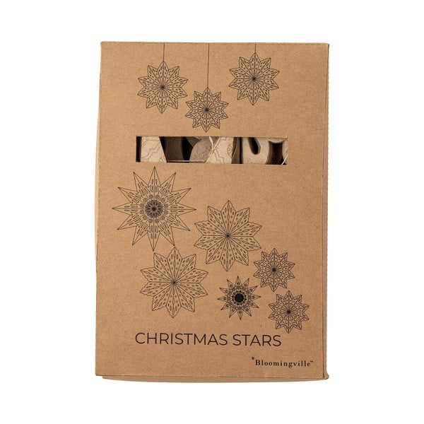 Decorațiuni suspendate pentru Crăciun 6 buc. din hârtie Star – Bloomingville-image-2