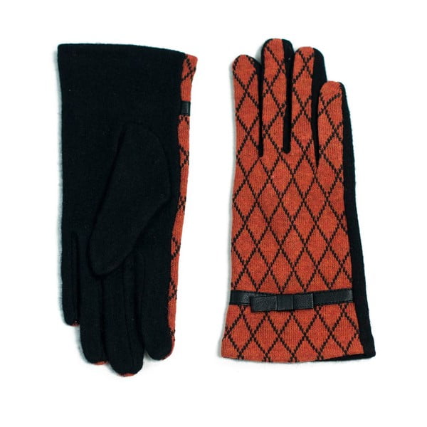 Mănuși Posh, roșu-negru