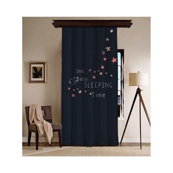 Draperie Cipcici, 260 x 140 cm, negru-image-1