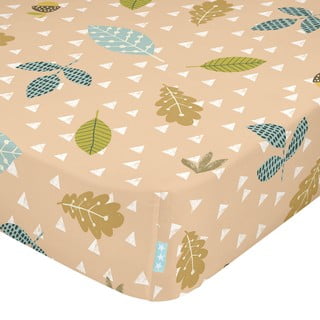 Cearșaf din bumbac pentru copii Moshi Moshi Harvestwood, 70 x 140 cm