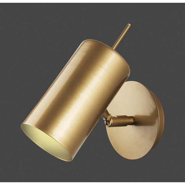 Aplică de perete Squid Lighting Geo, înălțime 23 cm, auriu-image-1