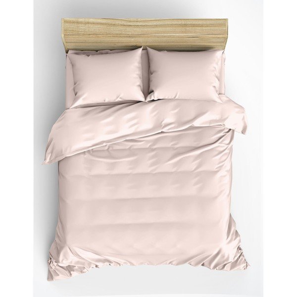 Lenjerie de pat bej din bumbac satinat pentru pat dublu, extinsă 240x220 cm Elegant – Mijolnir-image-2