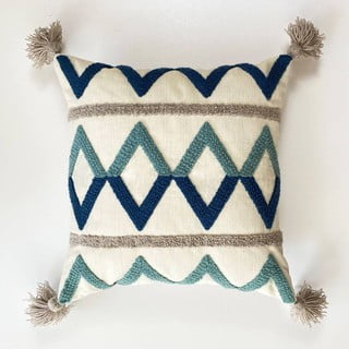 Față de pernă cu broderie Inu Joynodes Bethany Tassel, 43 x 43 cm