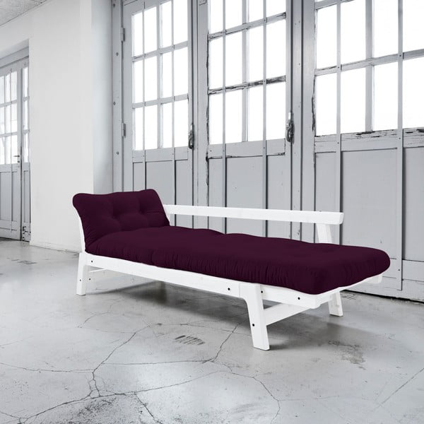 Canapea extensibilă Karup Step White/Purple Plum-image-3