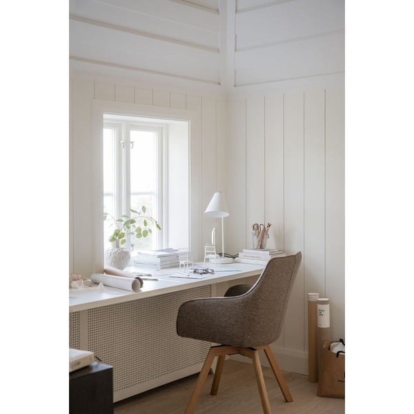 Set de scaune de sufragerie bej 2 buc. tapițat Alison – Rowico-image-1