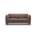Canapea maro cu tapițerie din chenille 168 cm Georgia – Micadoni 
