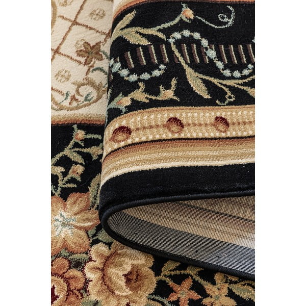 Covor negru/bej 120x170 cm Herat – Nouristan-image-3