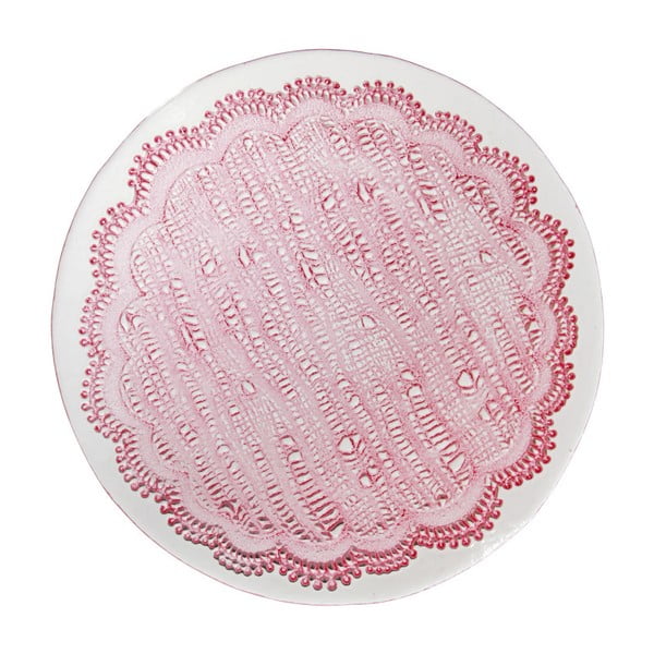 Farfurie Côté Table Tulle, 28 cm, roz