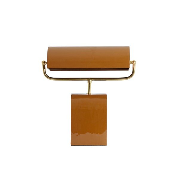 Veioză portocalie din metal (înălțime 38 cm) Cardona – Light & Living-image-3