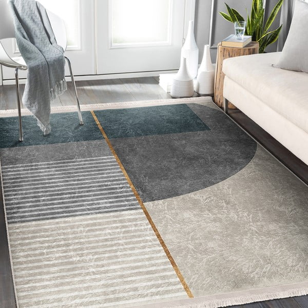 Covor albastru-gri 160x230 cm – Mila Home-image-2