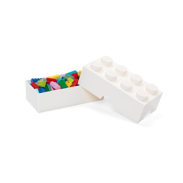 Cutie de depozitare pentru copii  albă din plastic 20x10x7 cm – LEGO®-image-2