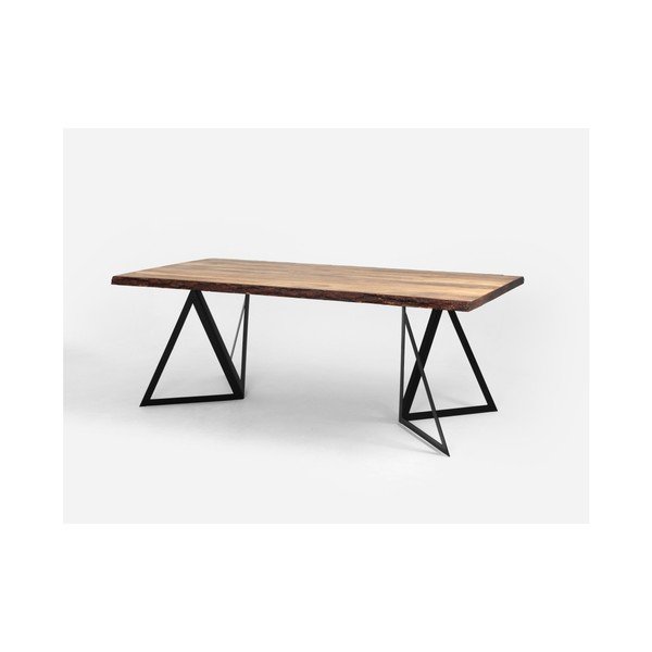 Masă cu blat din lemn de pin Custom Form Sherwood Dark, 240 x 100 cm-image-2