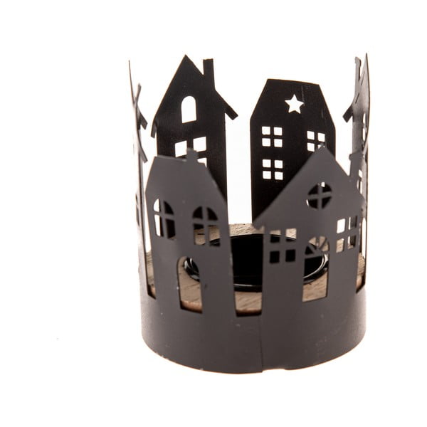 Sfeșnic din metal  cu model de Crăciun Houses – Dakls