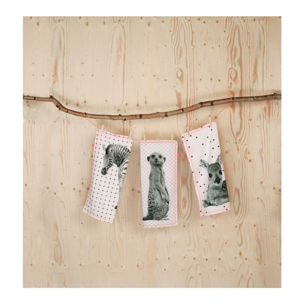 Prosop de bucătărie PT LIVING Hearts Deer, 50 x 70 cm-image-1