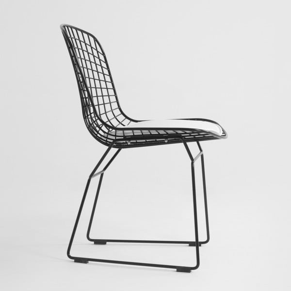 Scaun Wir, negru-image-4