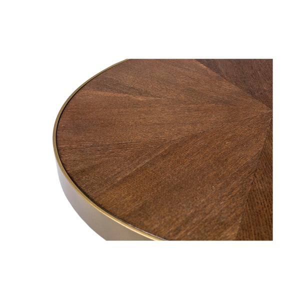 Masă de dining cu blat cu aspect de lemn de  frasin  90x180 cm Denise – White Label-image-4