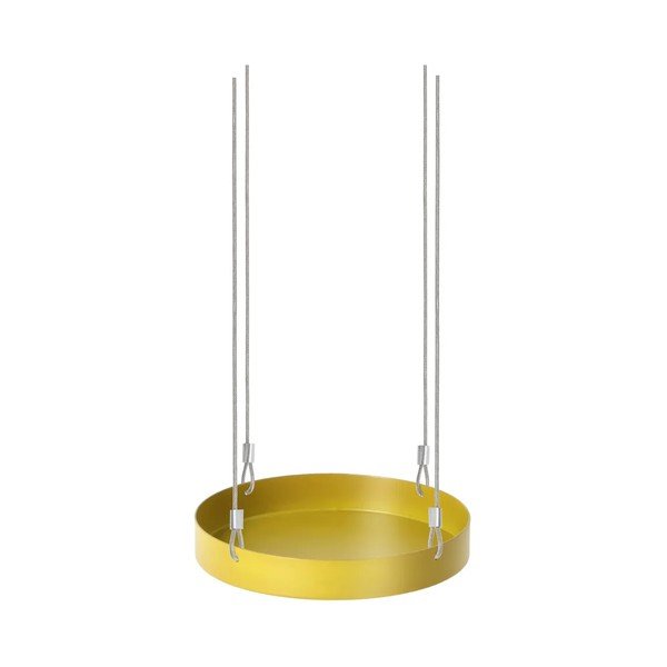 Suport suspendat galben pentru ghiveci Esschert Design Scandi, ø 14 cm-image-2