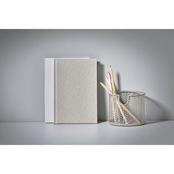 Coș de depozitare din metal Zone Inu, ø 10 cm, gri-image-1