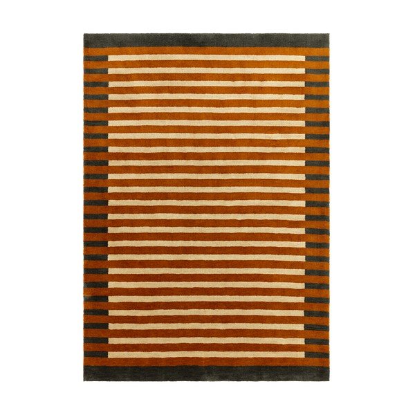 Covor portocaliu din fibre reciclate 120x170 cm Lois – MADE