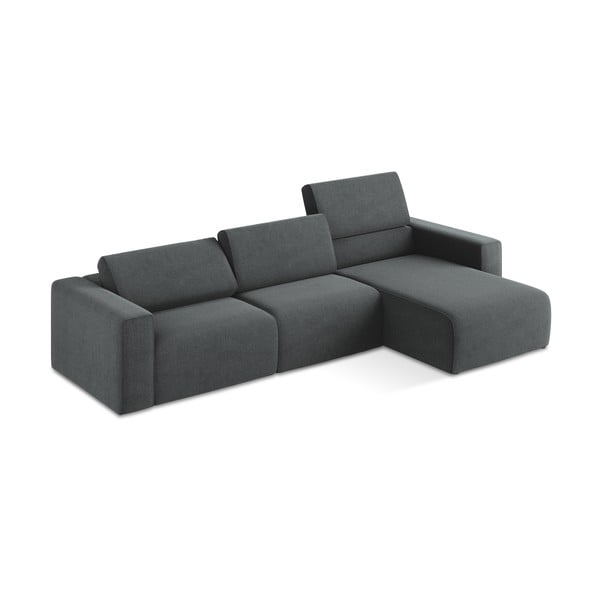 Colțar modular gri (cu colț pe partea dreaptă) Kalea – Makamii-image-1