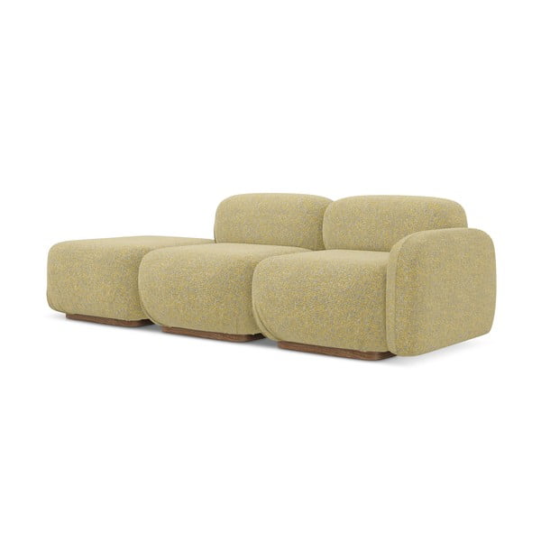 Șezlong modular galben (cu colț pe partea dreaptă) Ailani – Makamii-image-2