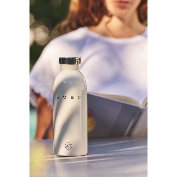 Sticlă termică crem din oțel inoxidabil 500 ml 24BOTTLES – SMEG-image-1