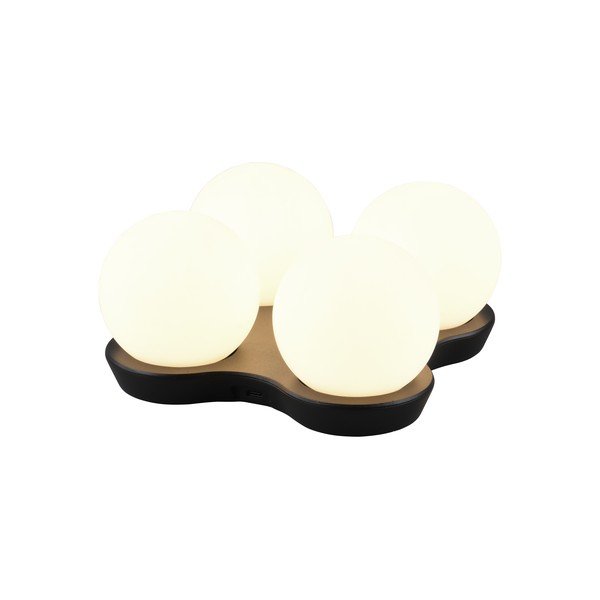 Veioză neagră-albă LED (înălțime 9 cm) Lorna – Reality
