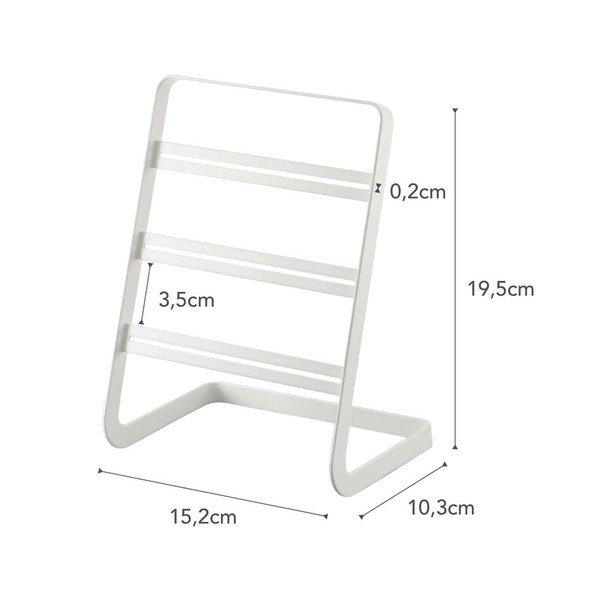 Suport pentru bijuterii YAMAZAKI Branch, alb-image-3