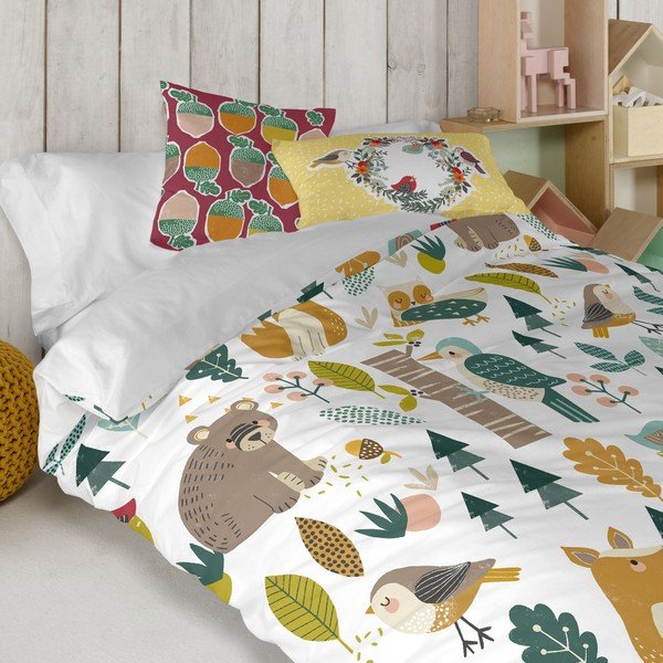 Față de pernă din bumbac cu 2 fețe Moshi Moshi Harvestwood, 50 x 30 cm-image-3