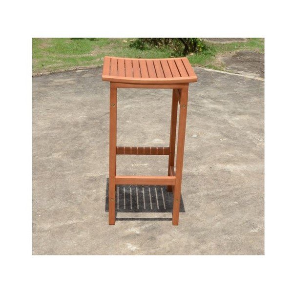 Scaune de bar de grădină maro 2 buc. din lemn masiv Palmdale – Garden Pleasure-image-3