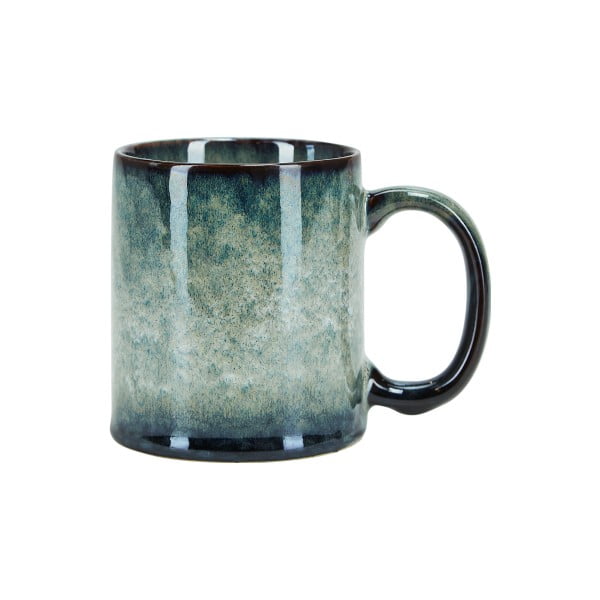 Cană din ceramică Bahne & CO, verde-negru