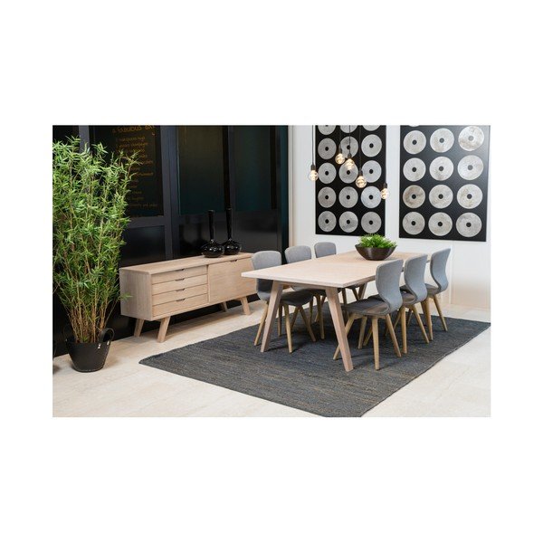 Set 2 scaune Actona Gongli, gri-image-1