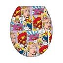 Capac WC cu închidere lentă Wenko Pop Art, 45 x 37,5 cm
