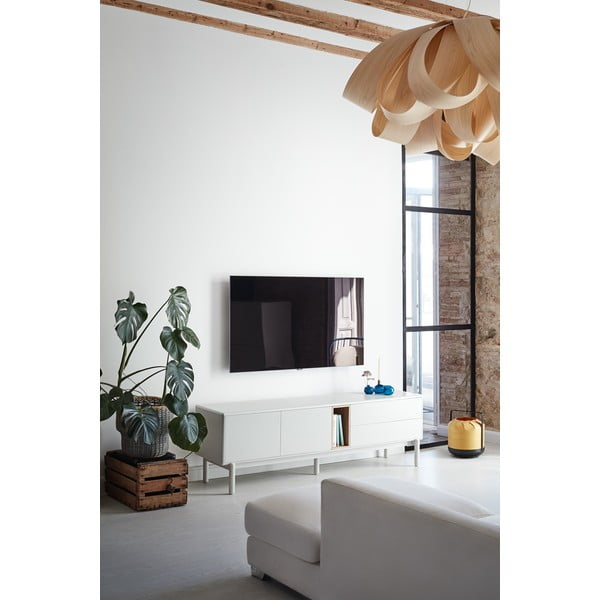 Comodă TV crem 180x56x40 cm Corvo – Teulat-image-1