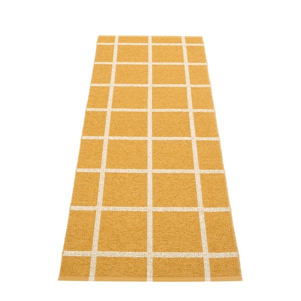 Covor tip traversă pentru interior și exterior galben ocru 70x225 cm Ada Ochre – Pappelina