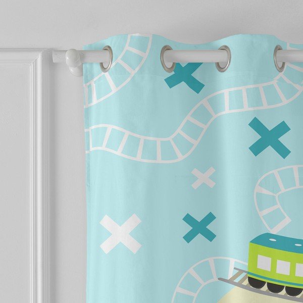 Draperie pentru copii Happynois Train Curtain, 180 x 135 cm-image-2