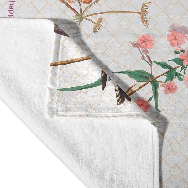 Prosop alb 70x150 cm Blooming – Happy Friday-image-3
