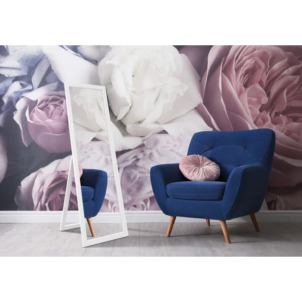 Oglindă de podea cu ramă albă 46x146 cm Sicilia - Styler-image-1