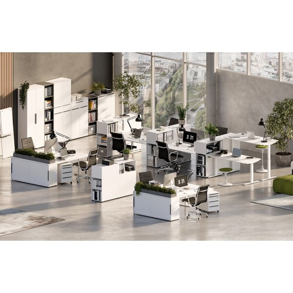 Birou cu înălțime ajustabilă electric 80x140 cm Mailand – Germania-image-2