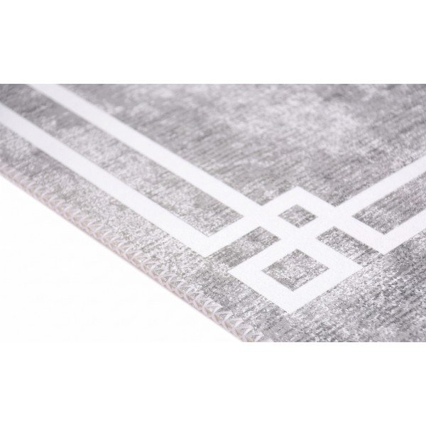 Covor tip traversă gri lavabil 80x300 cm Mano – Vitaus-image-2