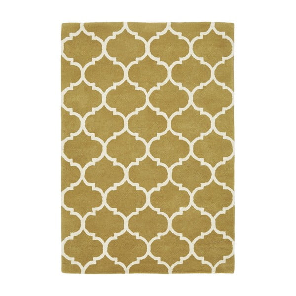 Covor galben ocru handmade din lână 160x230 cm Albany – Asiatic Carpets