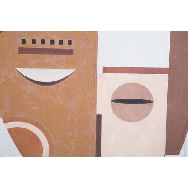 Tablou pictat manual 80x100 cm Ethnic Face - Mauro Ferretti-image-3